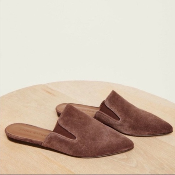 NEW Jenni Kayne Suede Mule in Espresso New in Box!